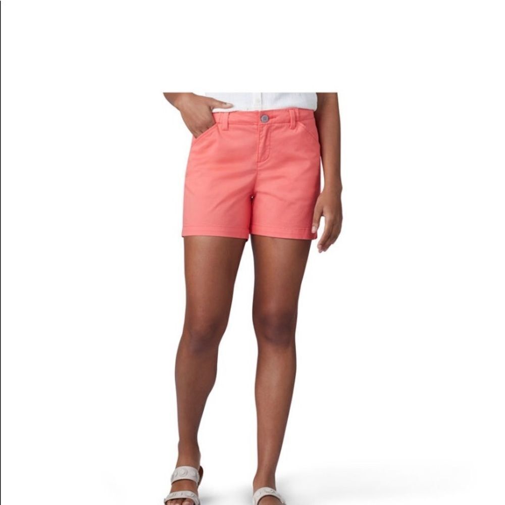 Riders by Lee Womens Mid Rise Chino Short NWT